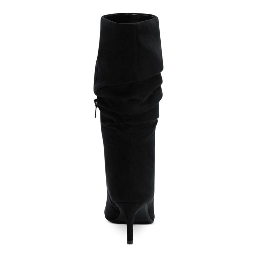 ALFANI Womens Black Padded Lissa Pointed Toe Stiletto Zip-Up Slouch Boot 8 M - Picture 2 of 4